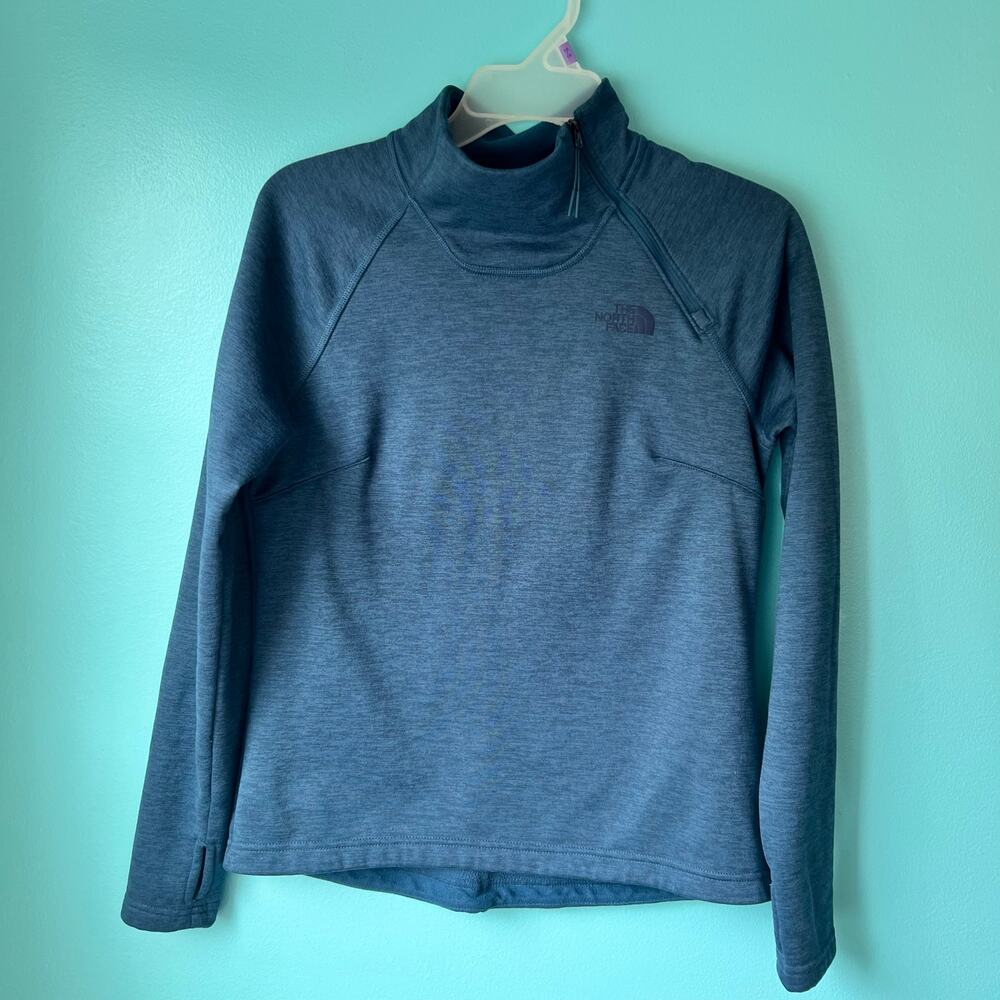 The North Face Canyonlands 1/4 Zip Long Sleeve Top Women's Small Blue